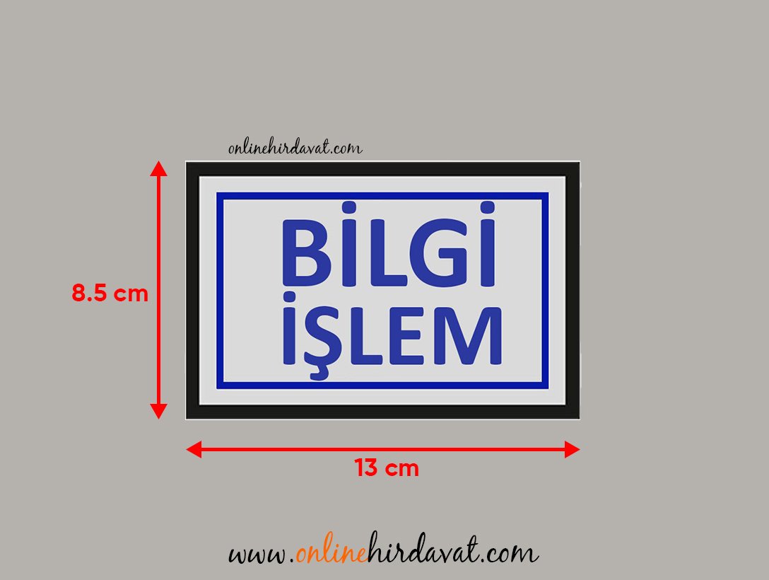 Cemax Yönlendirme İşaretleri Büyük Bilgi İşlem Online Hırdavat
