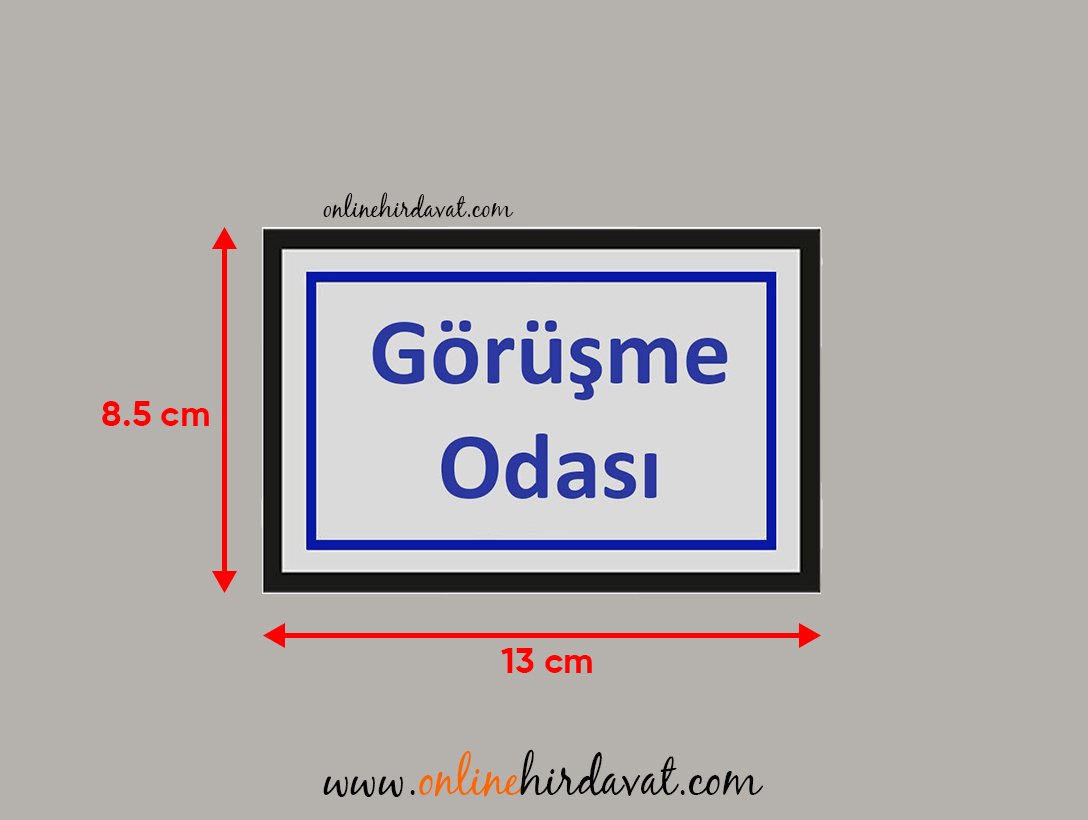 Cemax Yönlendirme İşaretleri Büyük Görüşme Odası Online Hırdavat
