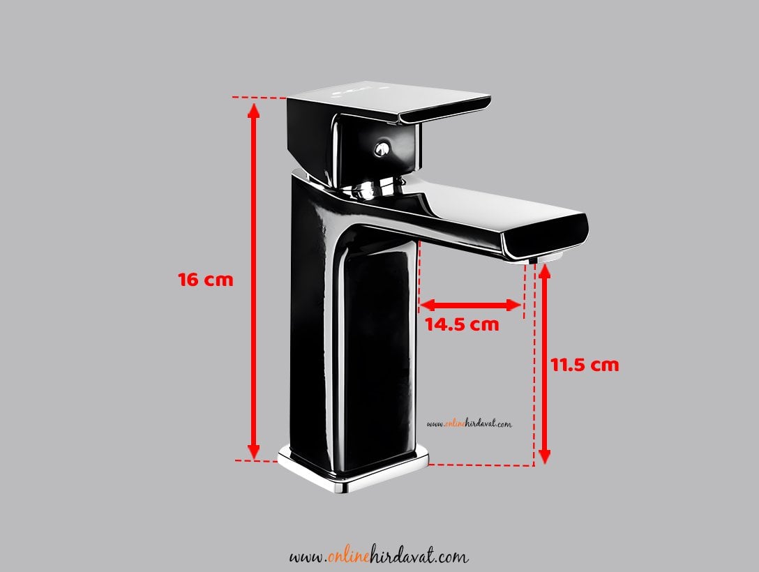 Eca Tiera Bi-Color Lavabo Bataryası Siyah