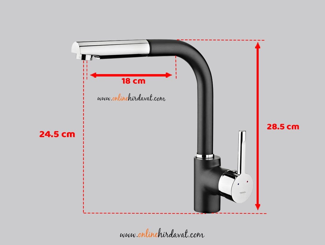 Teka Ark 938 Spiralli Siyah+Krom Batarya