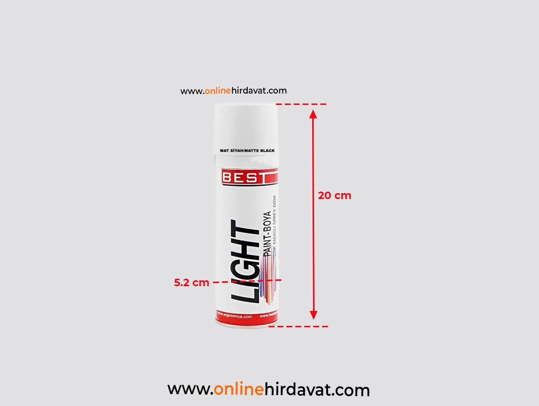 Best Sprey Boya 250 ml Siyah