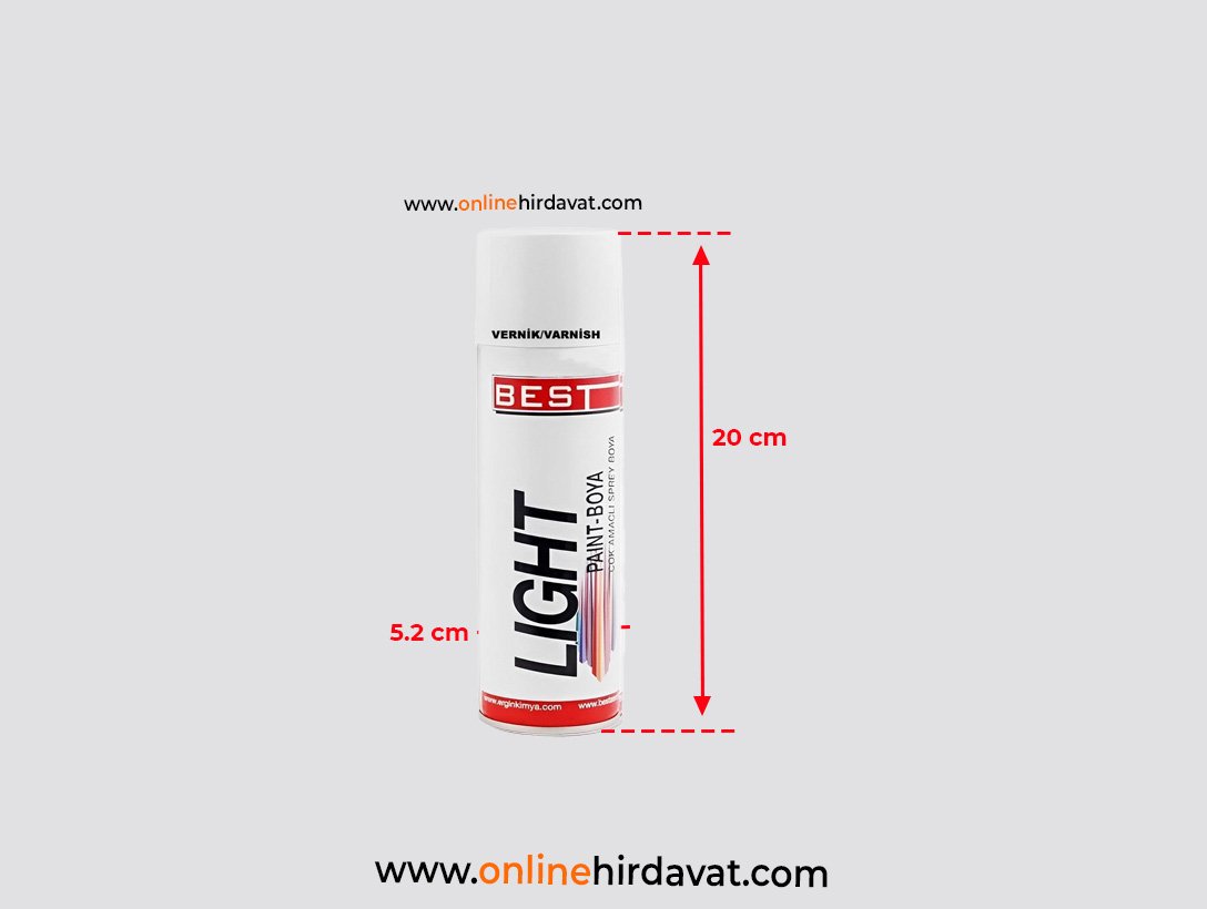 Best Sprey Boya 250 ml Vernik