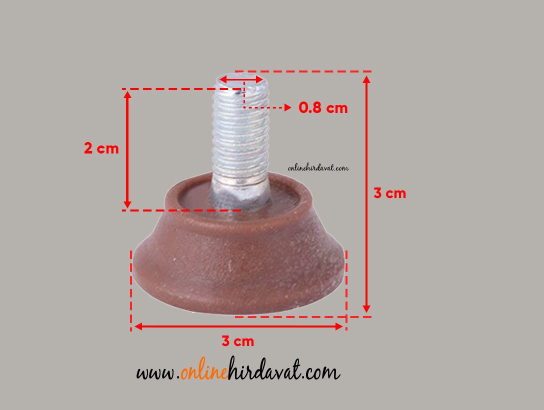 Ersan Bingo Mobilya Ayak 10 Lu Küçük - Ceviz Online Hırdavat