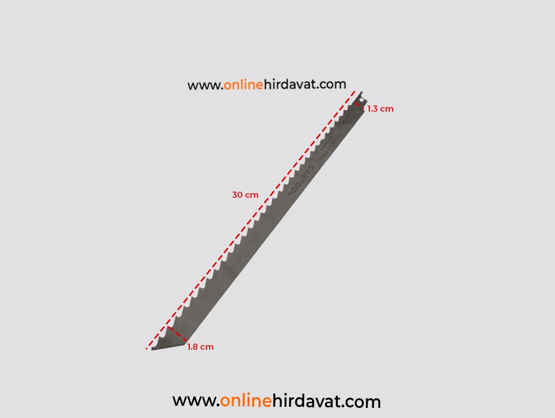 Castool Tilki Kuyruğı Paslanmaz Kemik Kesme Bıçağı 30cm