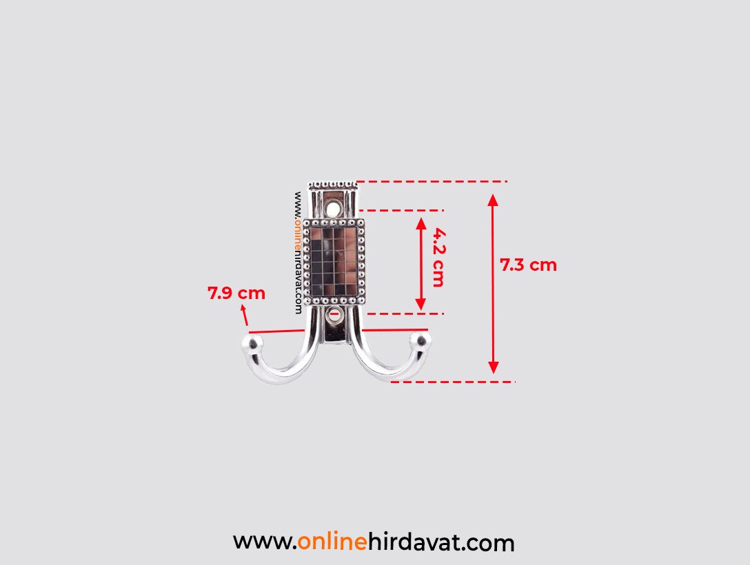 Dekor Motif Askı Krom - Krom