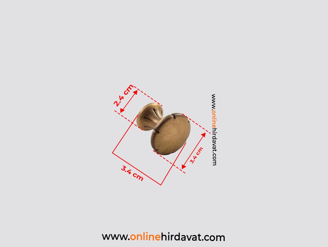 Doğanlar Z215 Düğme Kulp Olifka