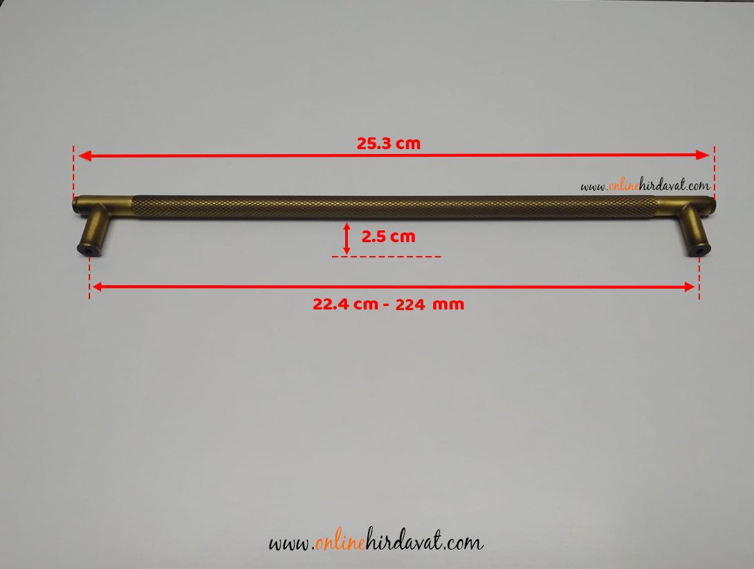 Doğanlar AL351 Zamak Mobilya Kulp olifka 224 mm Online Hırdavat 