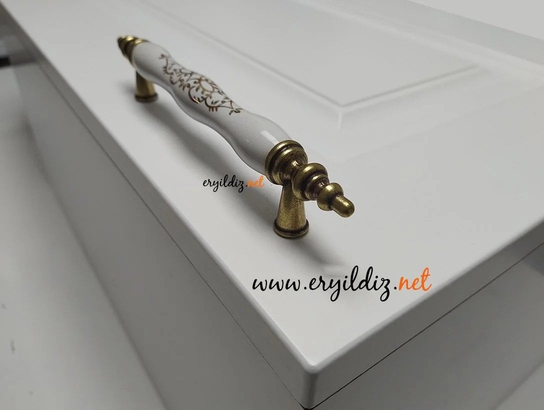 Esal Bozburun K-21A Mobilya Kulp Antik Sarı - 96 mm online hırdavat