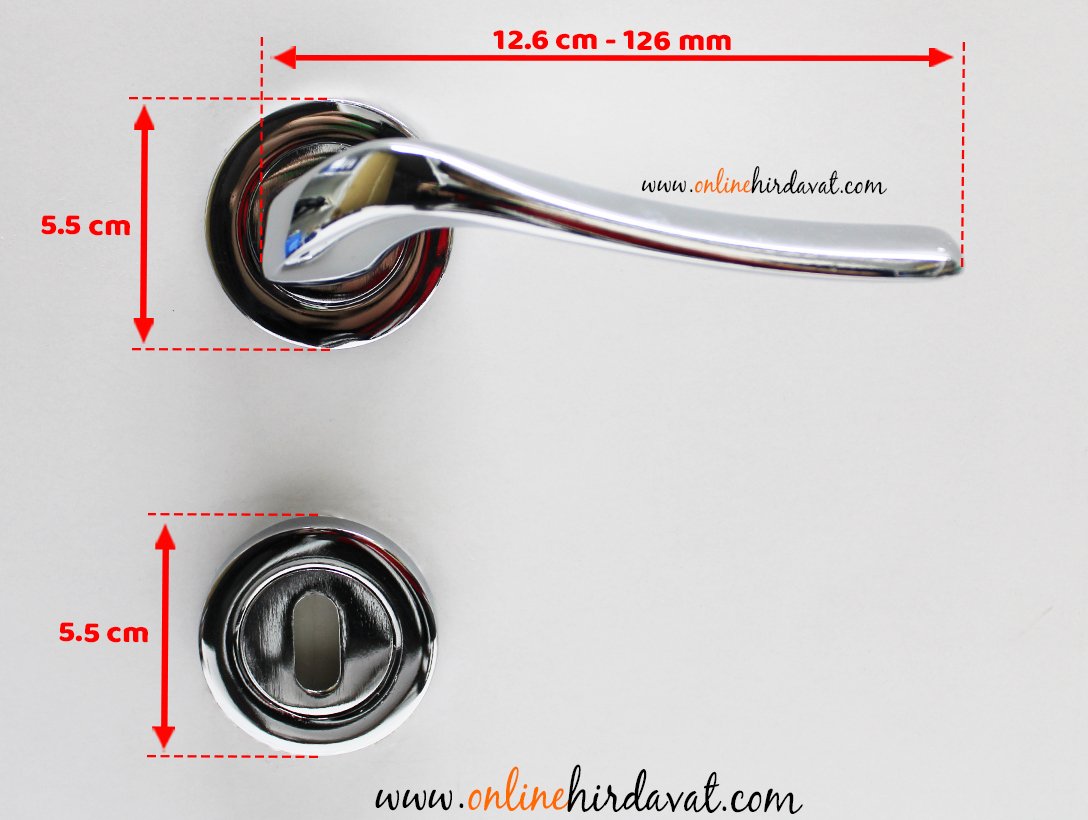 Dooraks Venüs Krom Rozetli Kapı Kolu