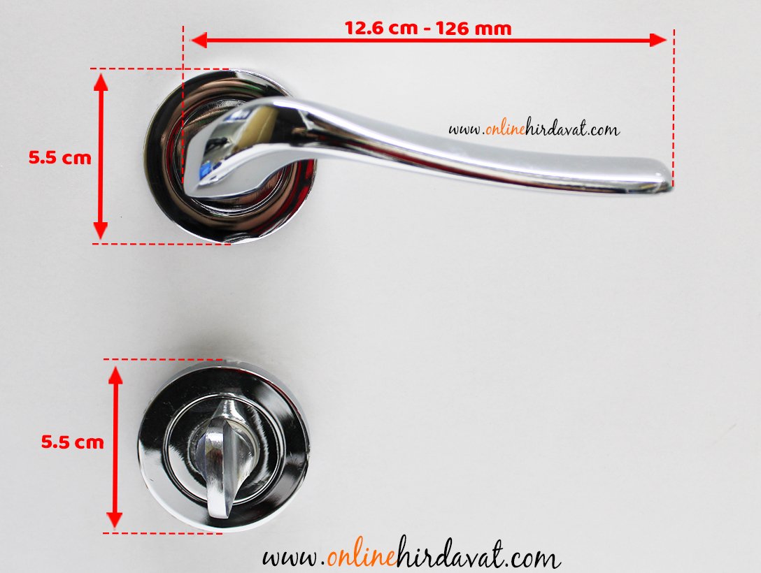 Dooraks Venüs Krom Rozetli Kapı Kolu