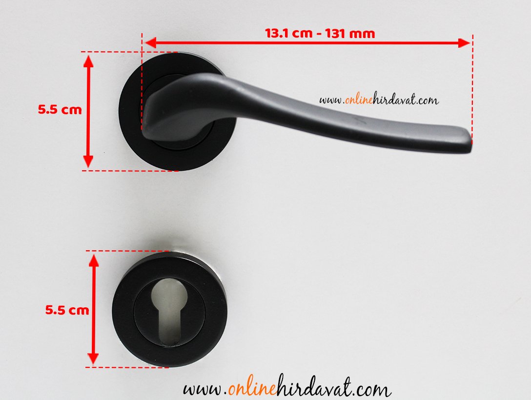 Dooraks Venüs Matsiyah Rozetli Kapı Kolu