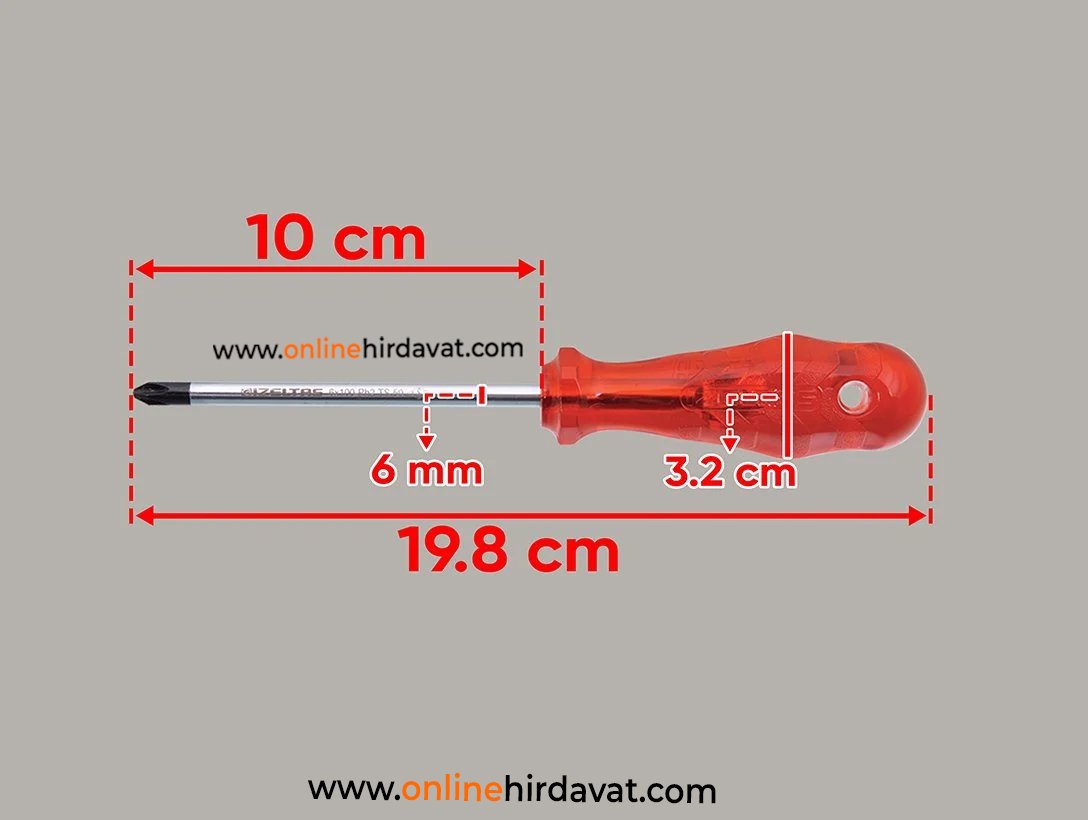 İzeltaş Yıldız Tornavida Kraft 6 x 100 mm