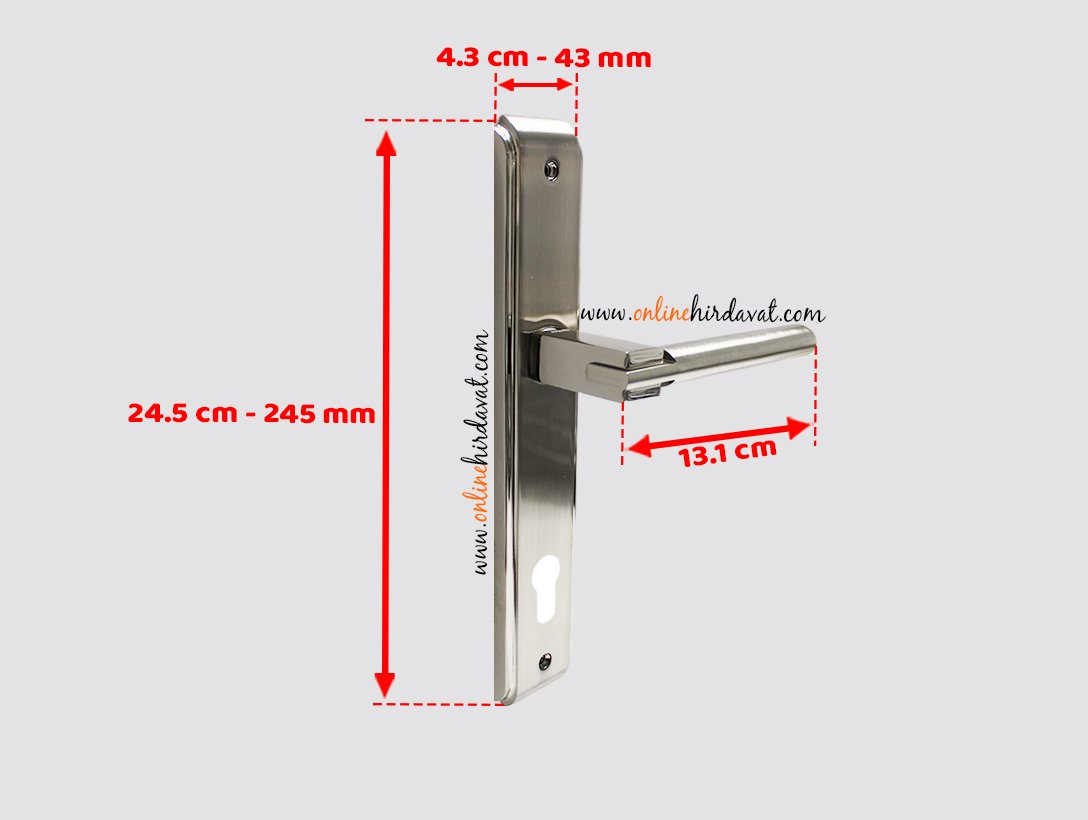 Doğanlar Asos Nikel Saten Aynalı Kapı Kolu