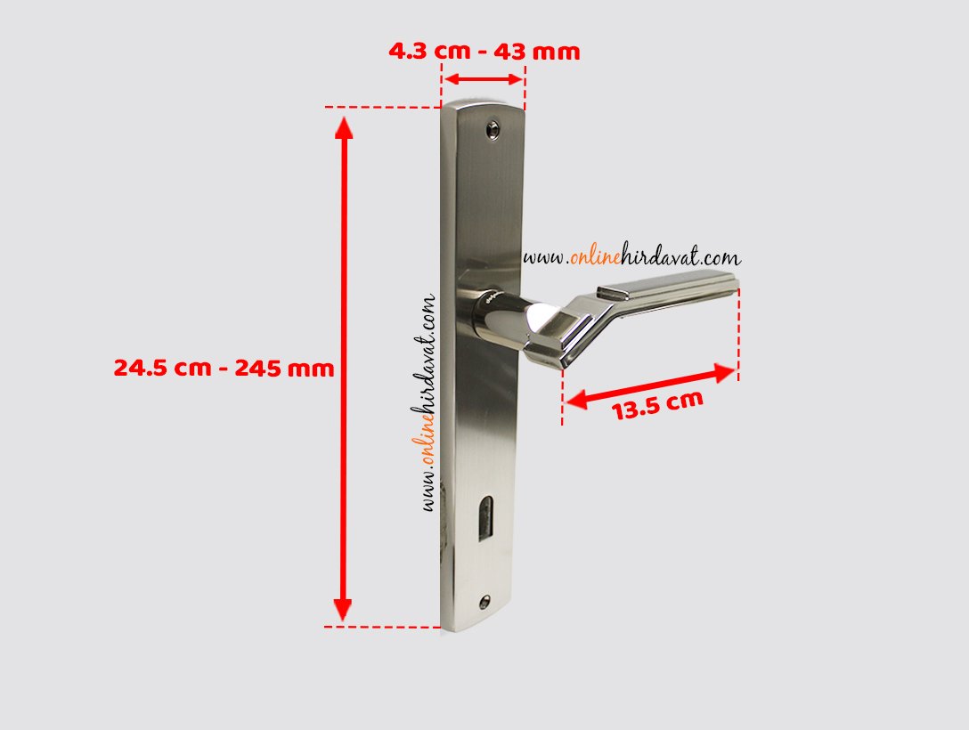 Doğanlar Asos Nikel Saten Aynalı Kapı Kolu