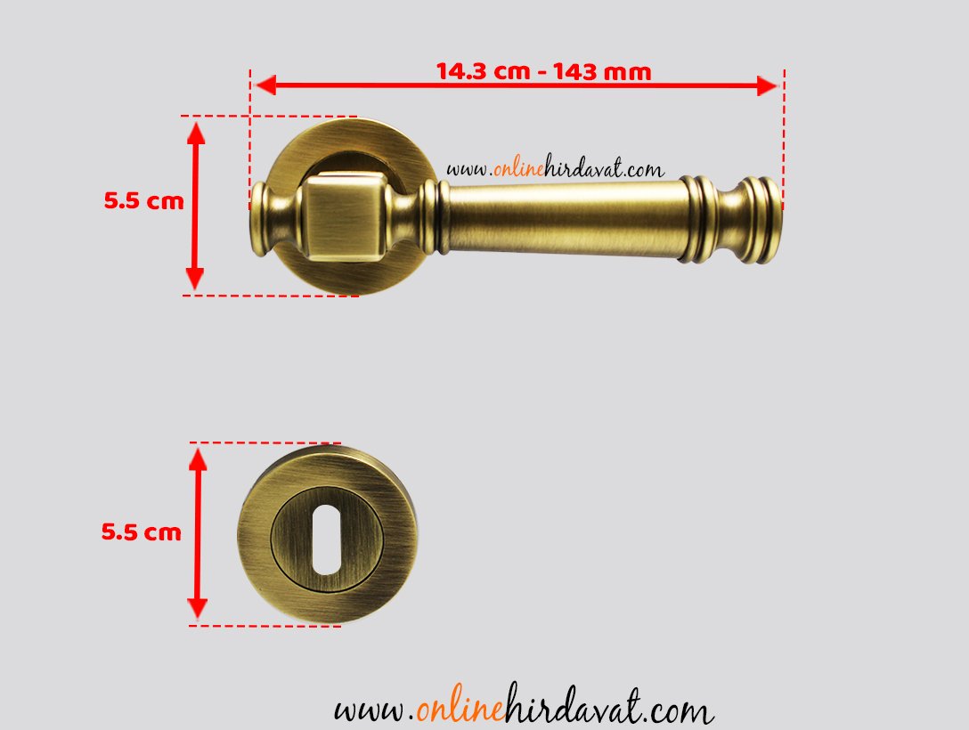 Doğanlar Dragon Rozetli Kapı Kolu