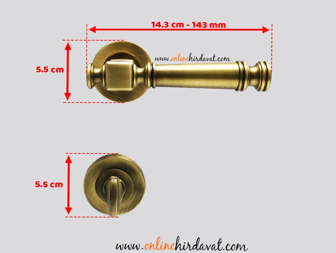 Doğanlar Dragon Rozetli Kapı Kolu