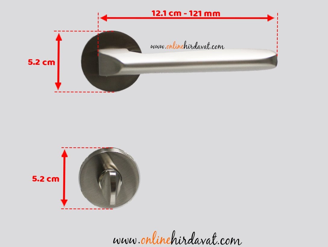 Doğanlar Falcon Saten Rozetli Kapı Kolu