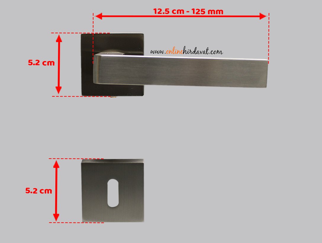 Doğanlar Karma Süper Saten Rozetli Kapı Kolu
