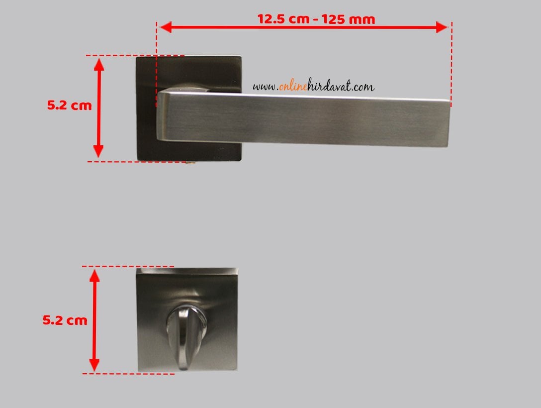 Doğanlar Karma Süper Saten Rozetli Kapı Kolu