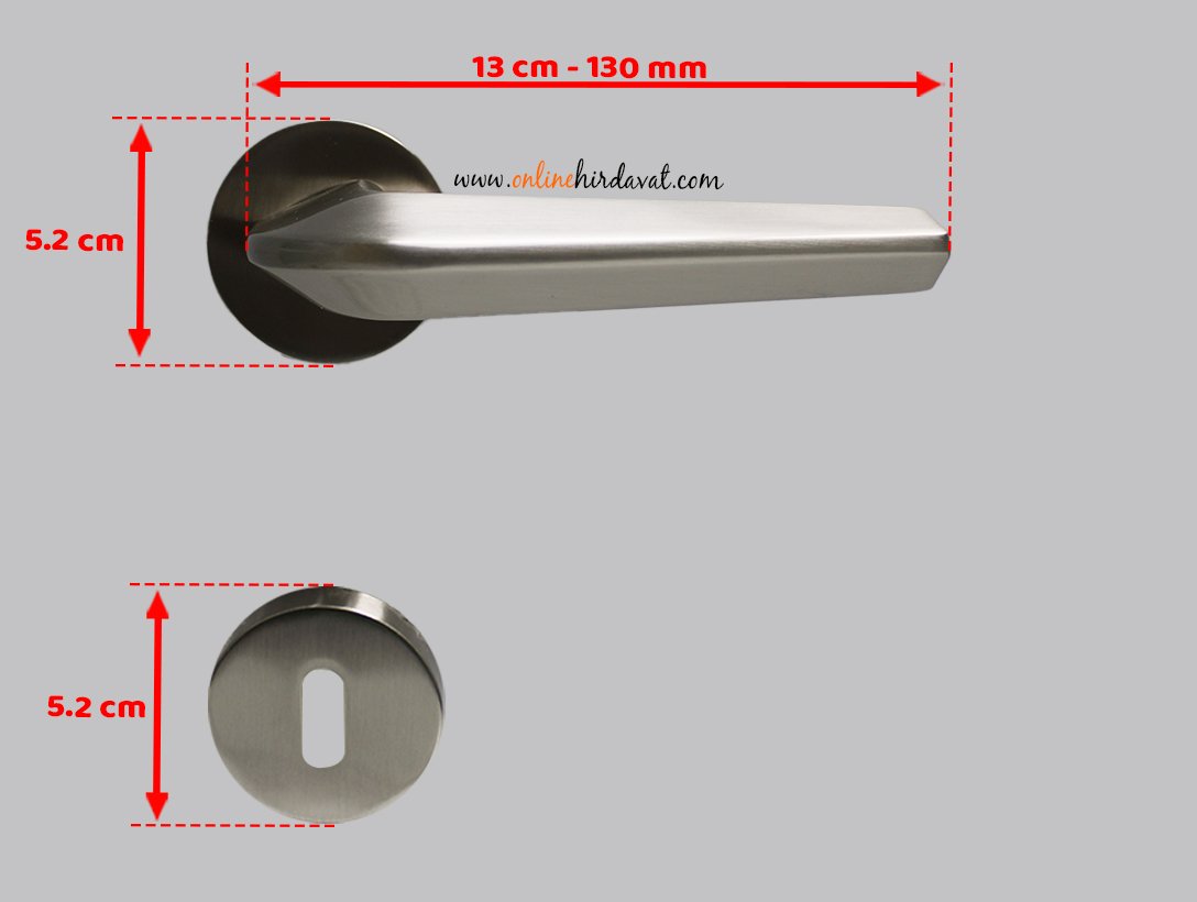 Doğanlar Linea Saten Rozetli Kapı Kolu