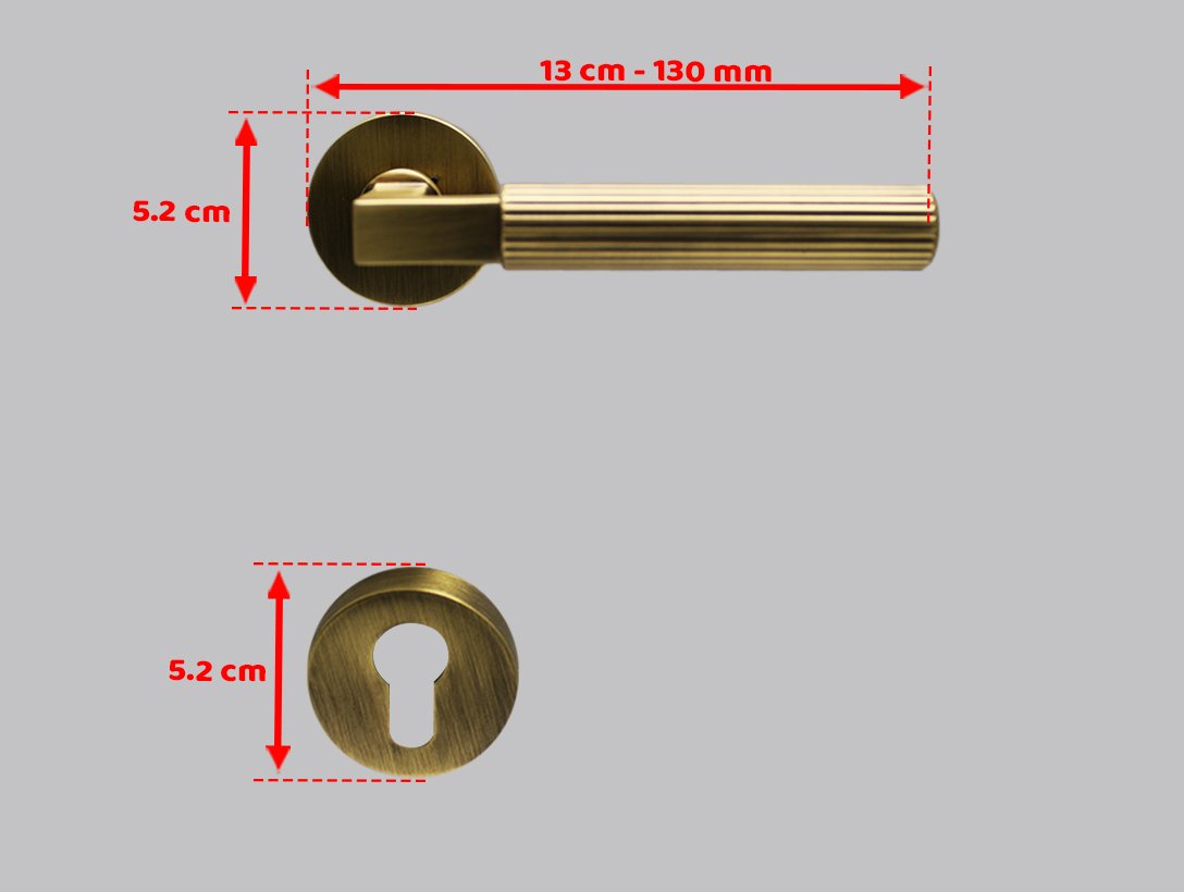 Doğanlar LT Olifka Rozetli Kapı Kolu