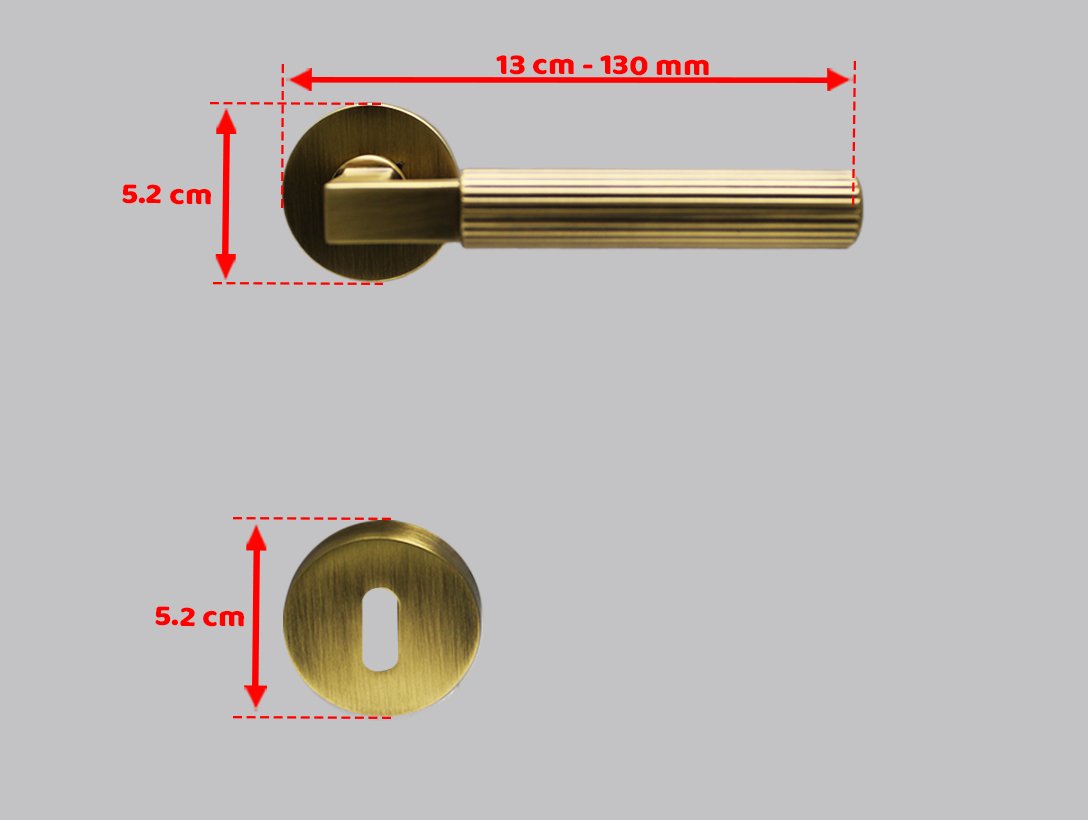 Doğanlar LT Olifka Rozetli Kapı Kolu