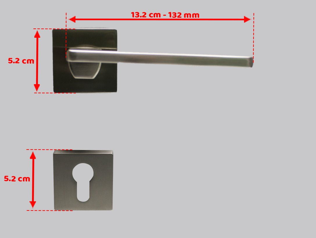 Doğanlar Pera Saten Rozetli Kapı Kolu