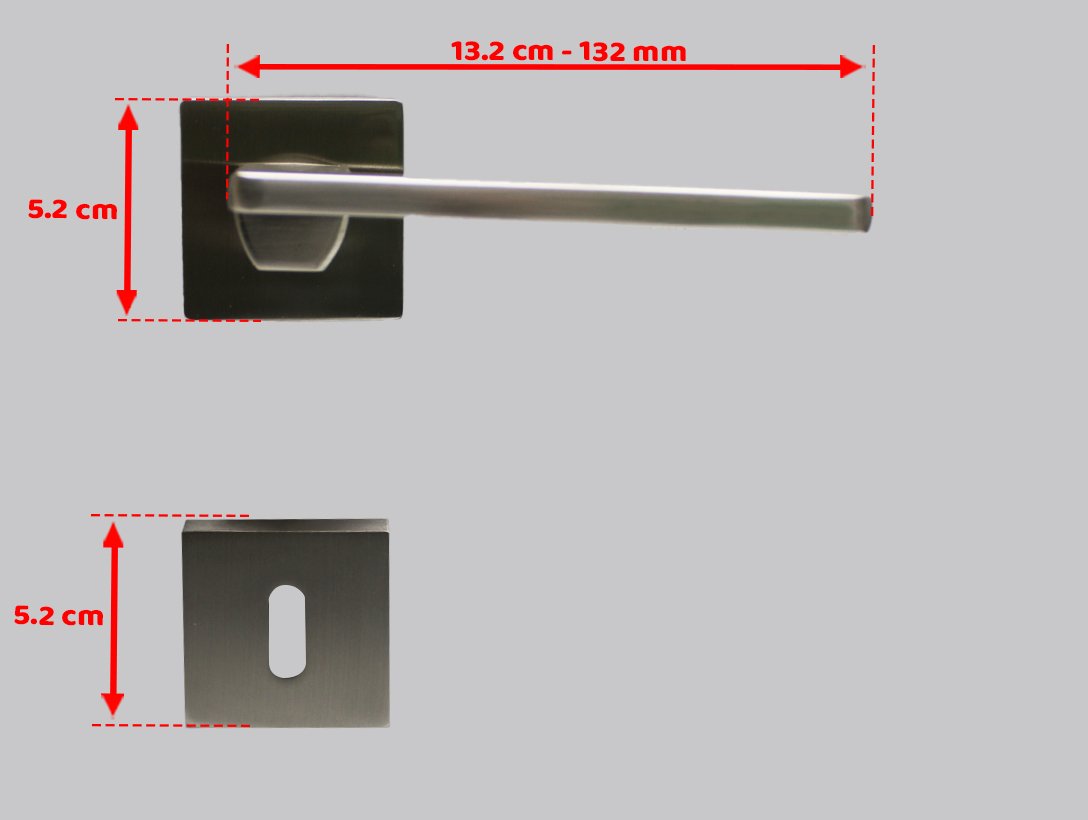 Doğanlar Pera Saten Rozetli Kapı Kolu