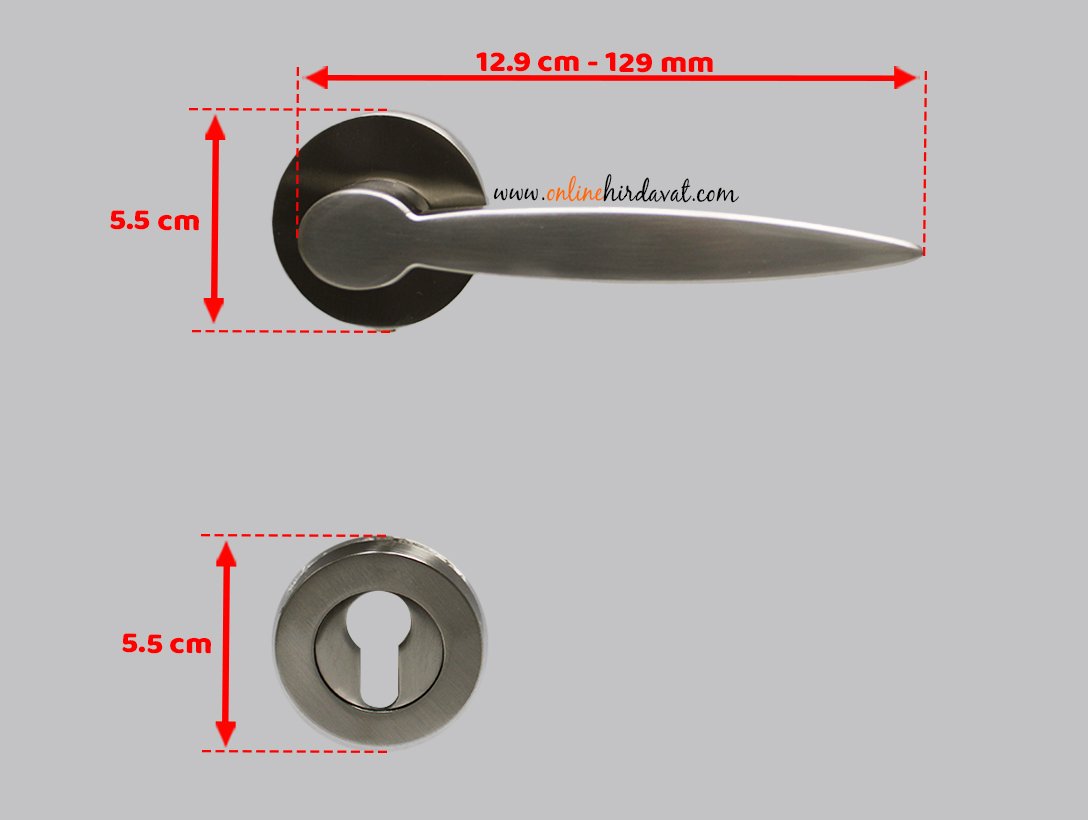 Doğanlar Pier Saten Rozetli Kapı Kolu