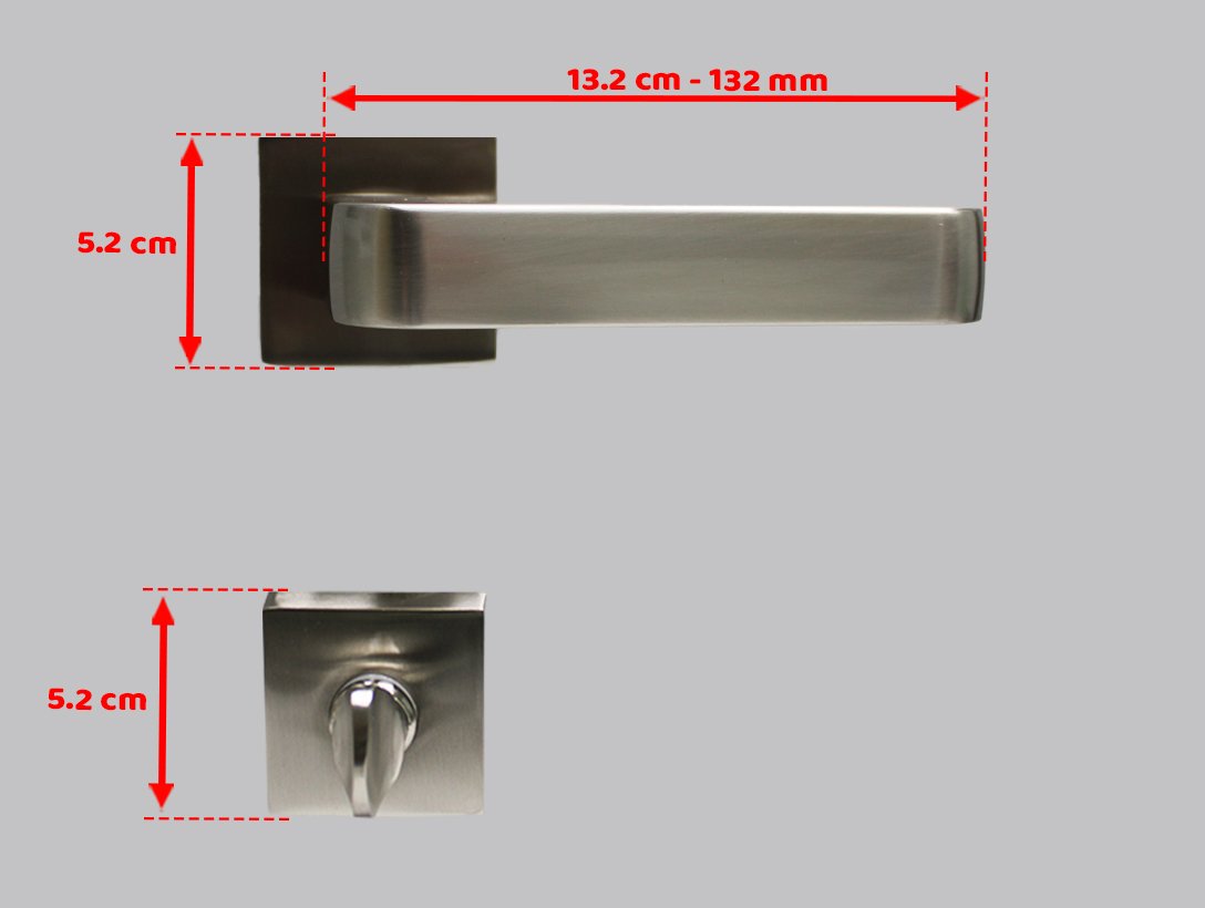 Doğanlar Prestij Saten Rozetli Kapı Kolu