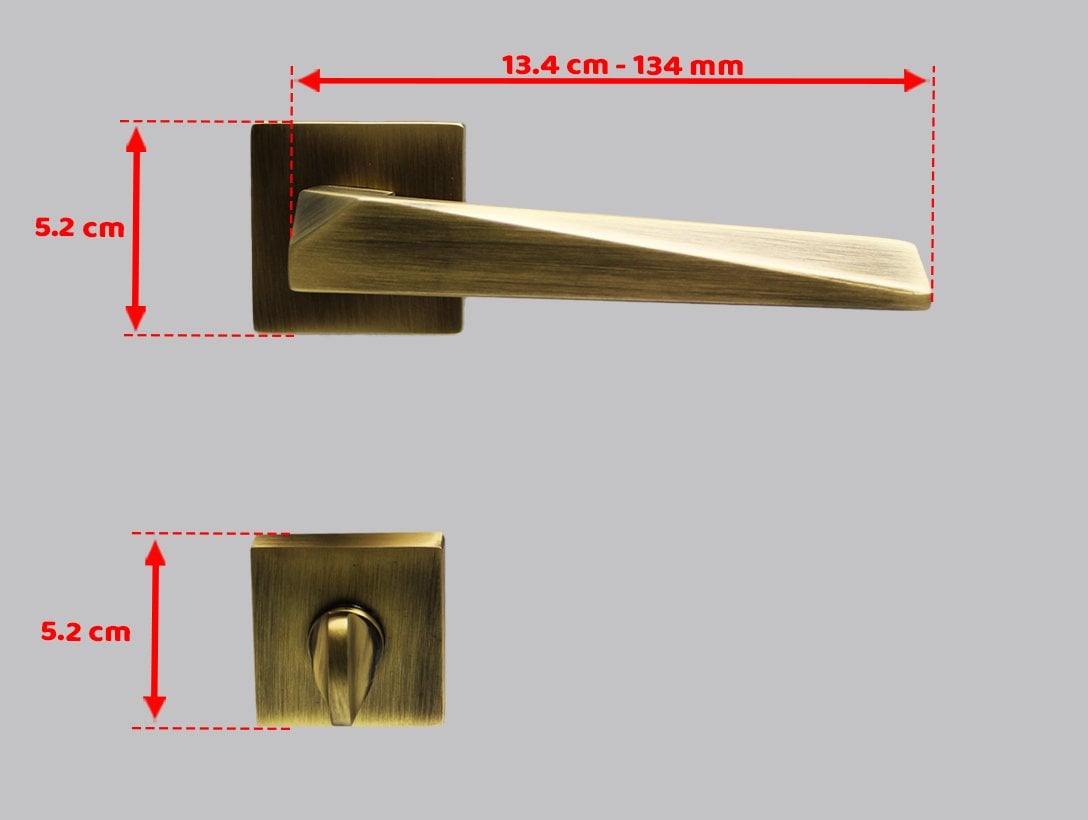 Doğanlar Prizma Olifka Rozetli Kapı Kolu