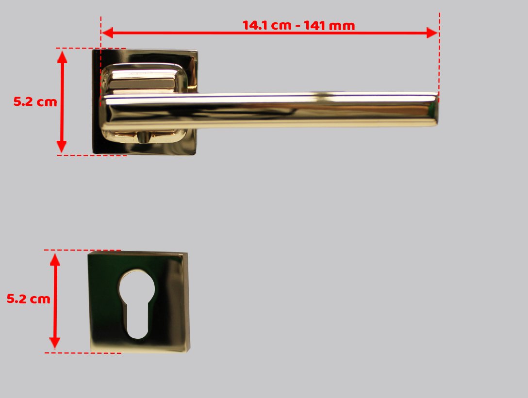Doğanlar Techno Albrifin Rozetli Kapı Kolu
