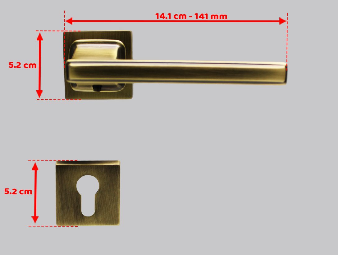 Doğanlar Techno Olifka Rozetli Kapı Kolu