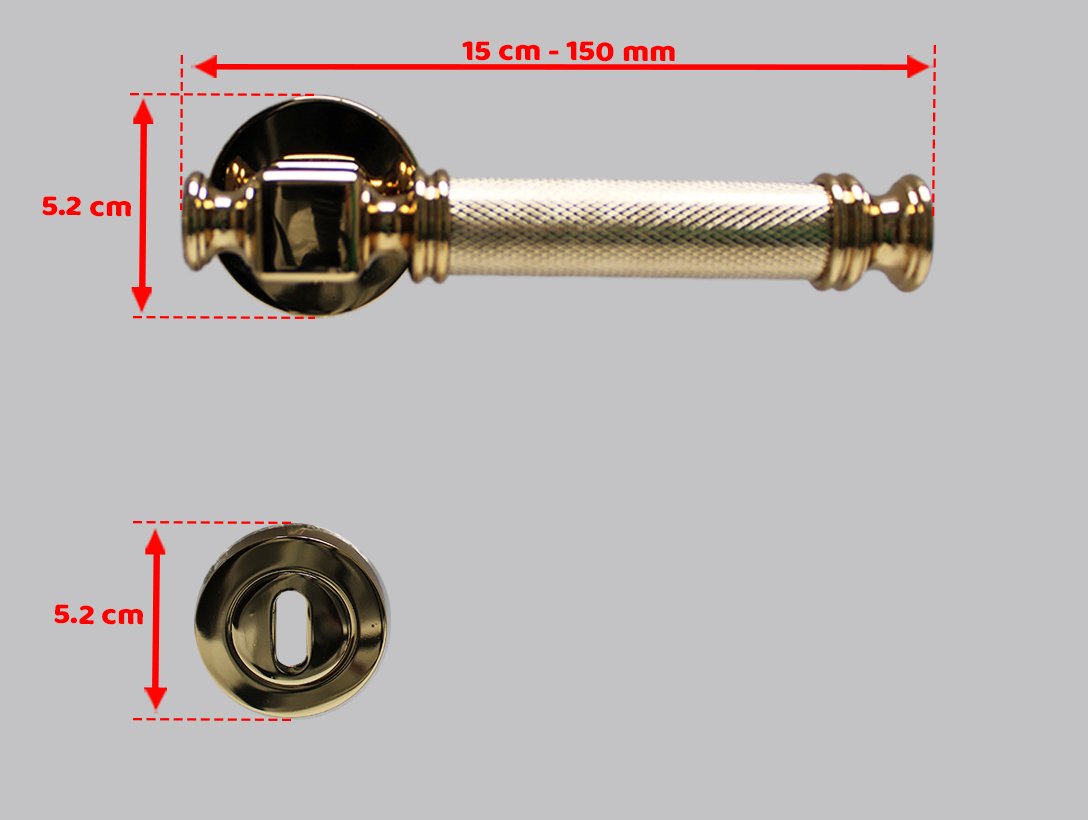 Doğanlar Termo Albrifin Rozetli Kapı Kolu