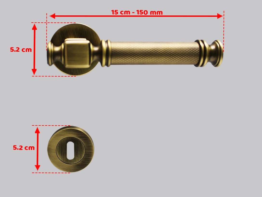 Doğanlar Termo Olifka Rozetli Kapı Kolu