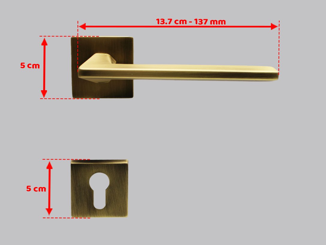 Doğanlar Terra Olifka Rozetli Kapı Kolu