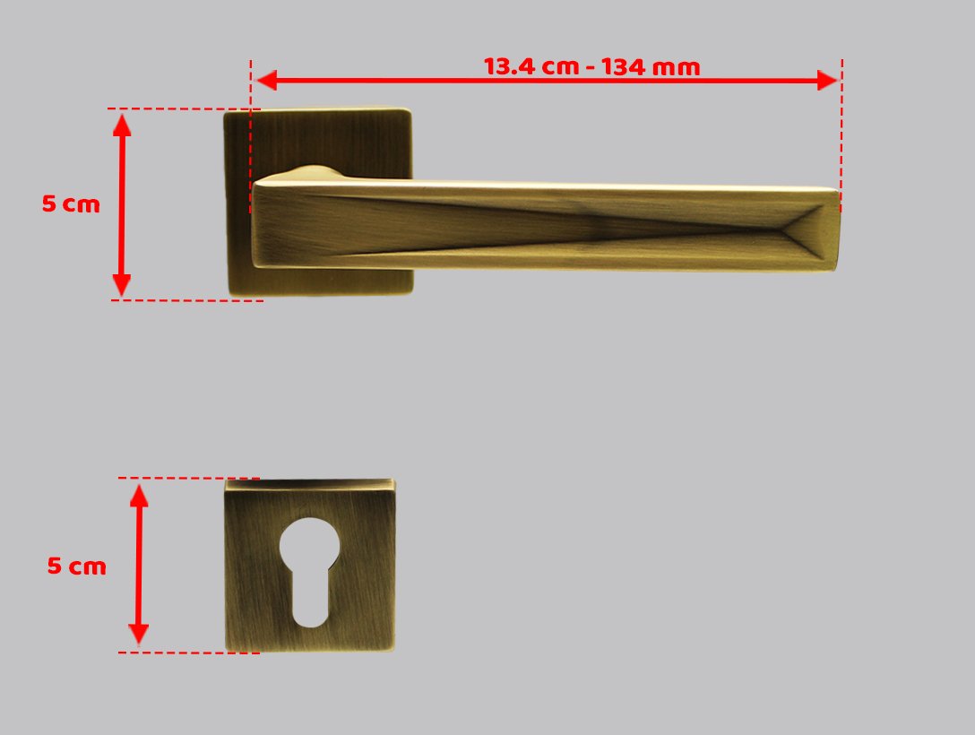 Doğanlar Verita Olifka Rozetli Kapı Kolu