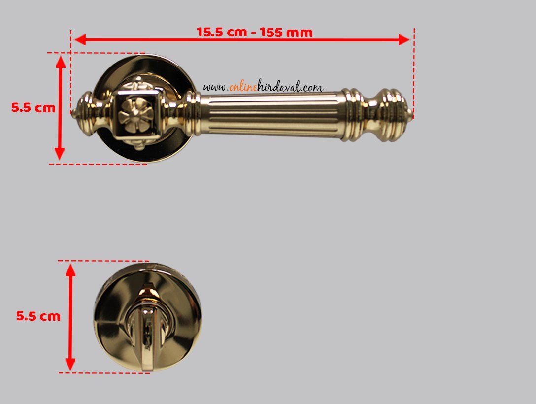 Doğanlar Yonca Skoç Albrifin Rozetli Kapı Kolu