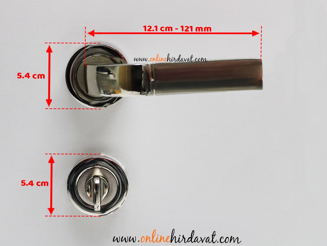 Hira Toygar Nikel Saten Rozetli Kapı Kolu