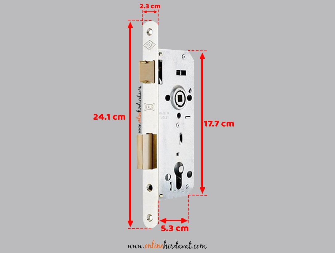 Kale Kilit 152 R Nikel Silindirli Dış Kapı Kilidi Oval - 45 mm