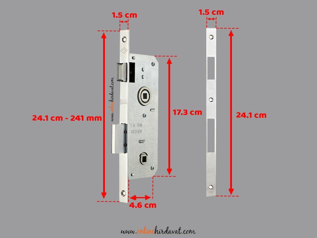 Kale Kilit 269 PVC Wc Kilidi 35 mm