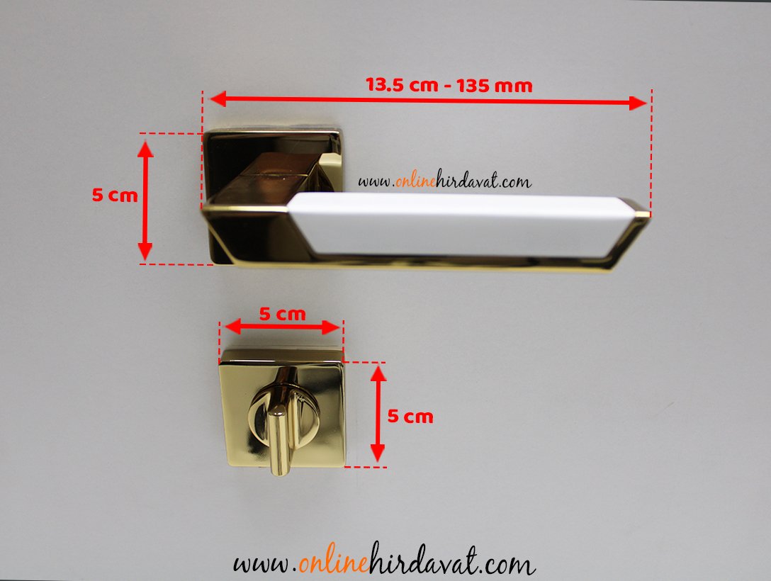 System Pandora GL-GL-AL7 Kare Rozetli Kapı Kolu