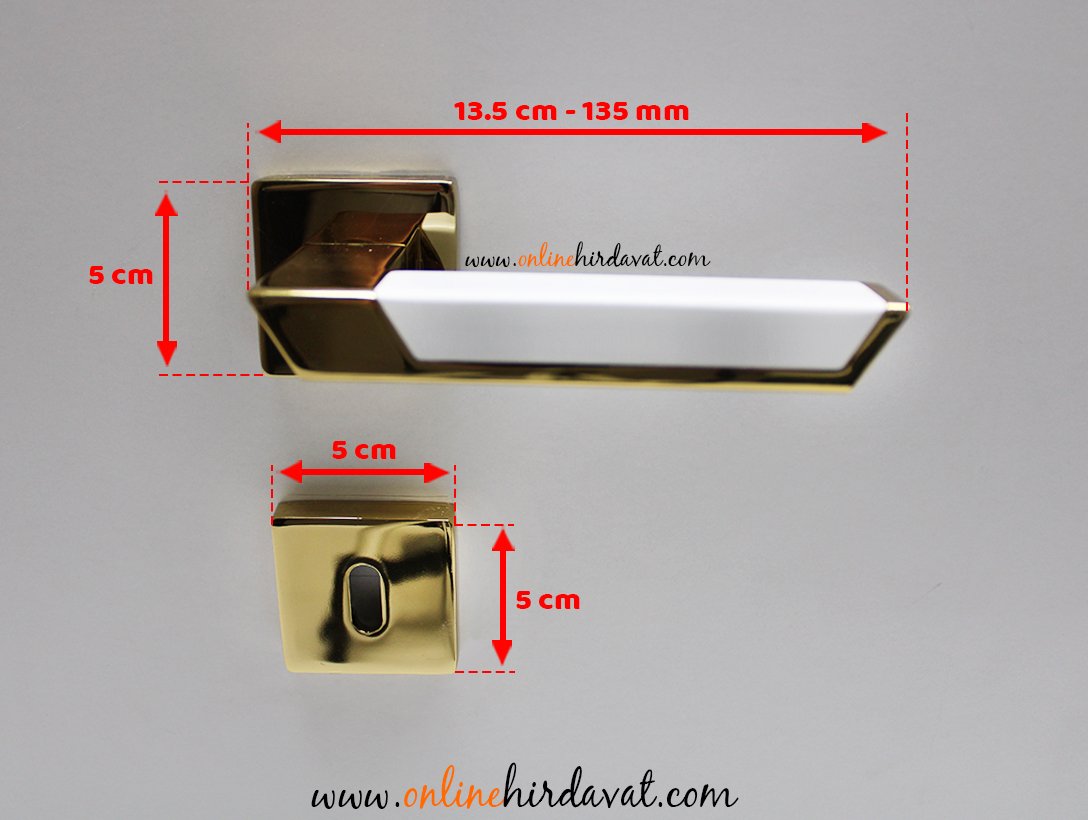 System Pandora GL-GL-AL7 Kare Rozetli Kapı Kolu