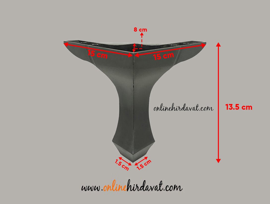 Dogas Lükens Siyah Mobilya Ayak 13 cm Online Hırdavat