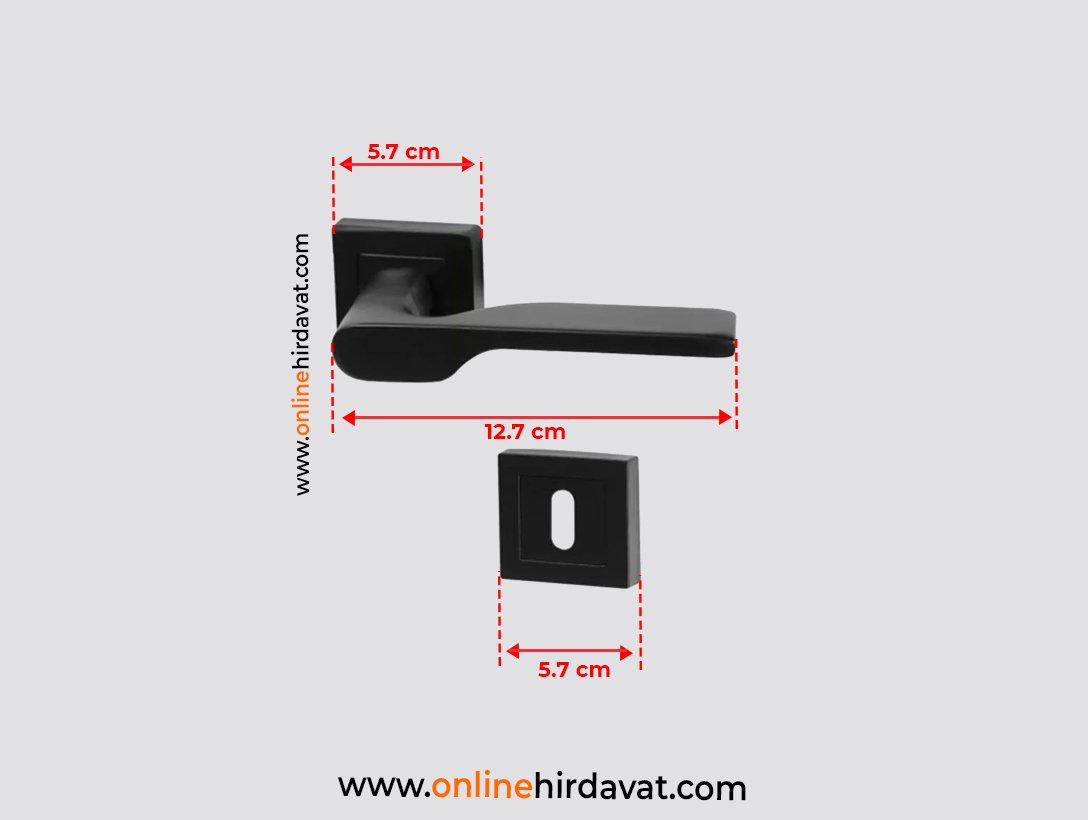 Nobel Max Firuze Matsiyah Kare Rozetli Kapı Kolu ODA