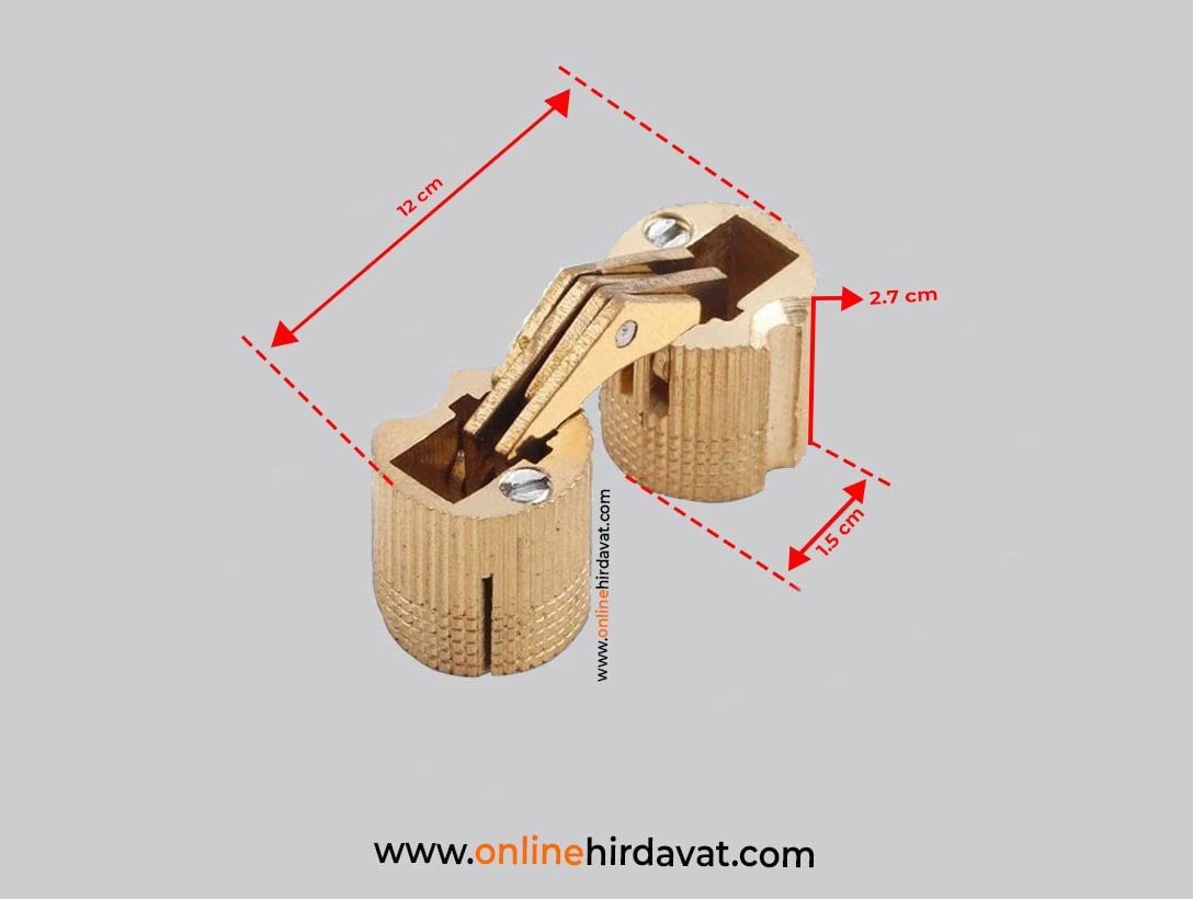 Prinç Masa Menteşesi 12 mm