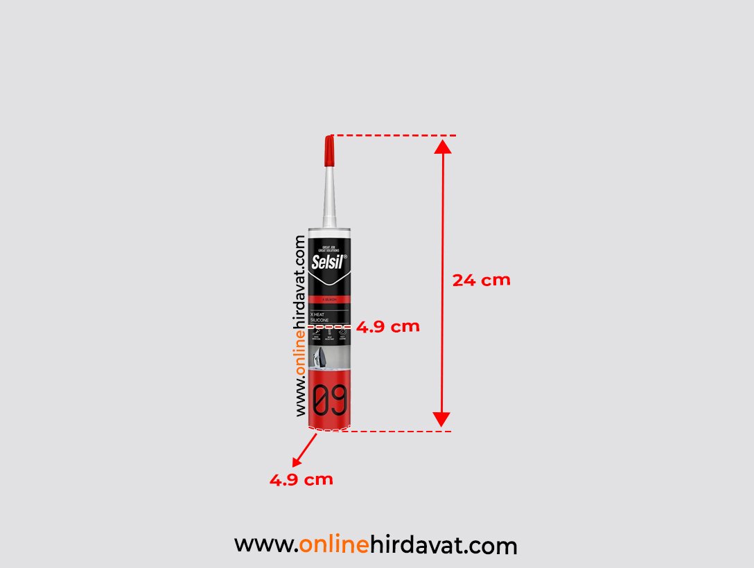 Selsil-x Kırmızı Isı Silikonu 280 gr