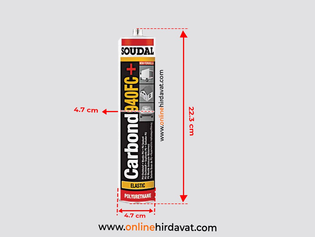 Soudal Carbond 940FC Poliüretan 280ml Mastik Oksit Kırmızı - 280ml