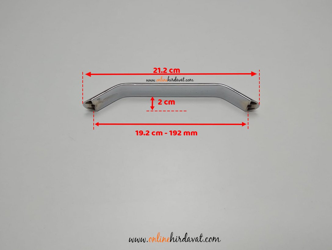 Pole Hira Step Krom Ekonomik Alüminyum Mobilya Kulp Fiyatları 192 mm Online Hırdavat