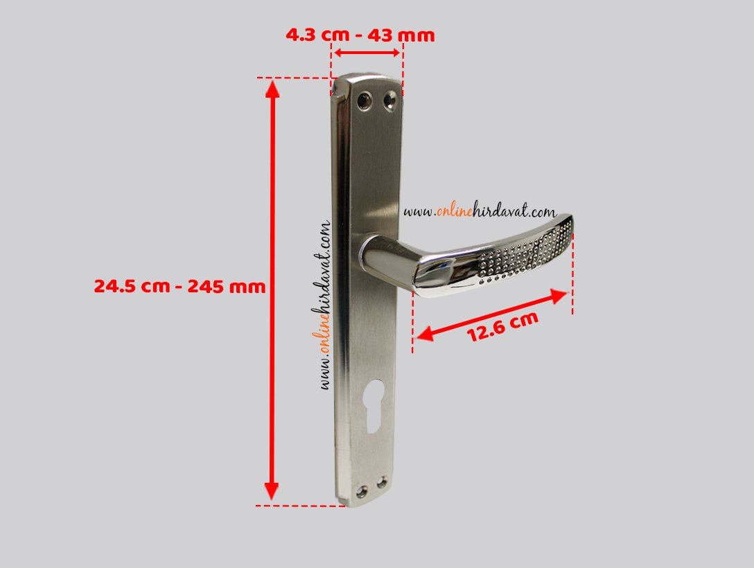 Hira Gonca Nikel Saten Aynalı Kapı Kolu
